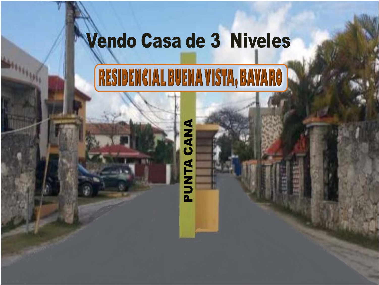OPORTUNIDAD UNICA CASA 3 NIVELES AMUEBLADA  EN BAVARO RES. BUENA VISTA Foto 7264877-3.jpg