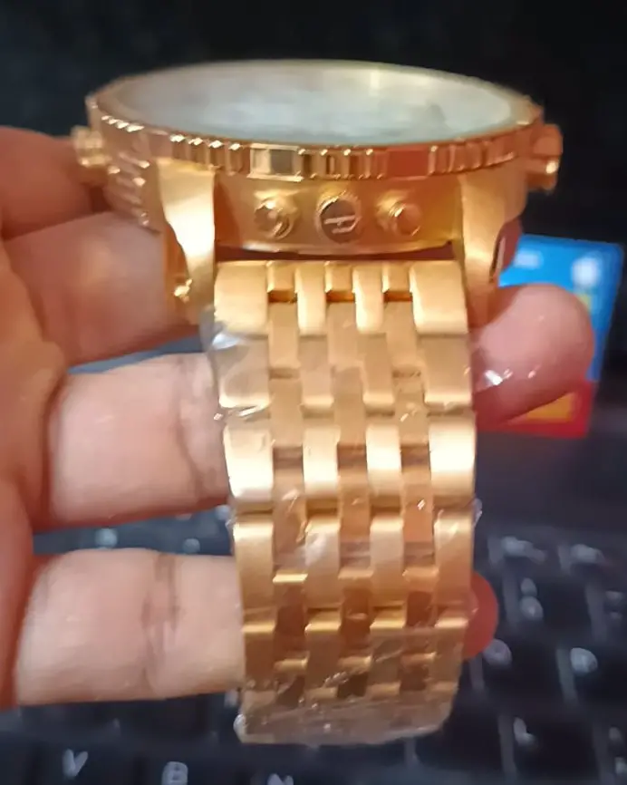 Diesel Reloj Tono Dorado  Mr. Daddy cuarzo acero inoxidable Nuevo Foto 7265334-4.jpg
