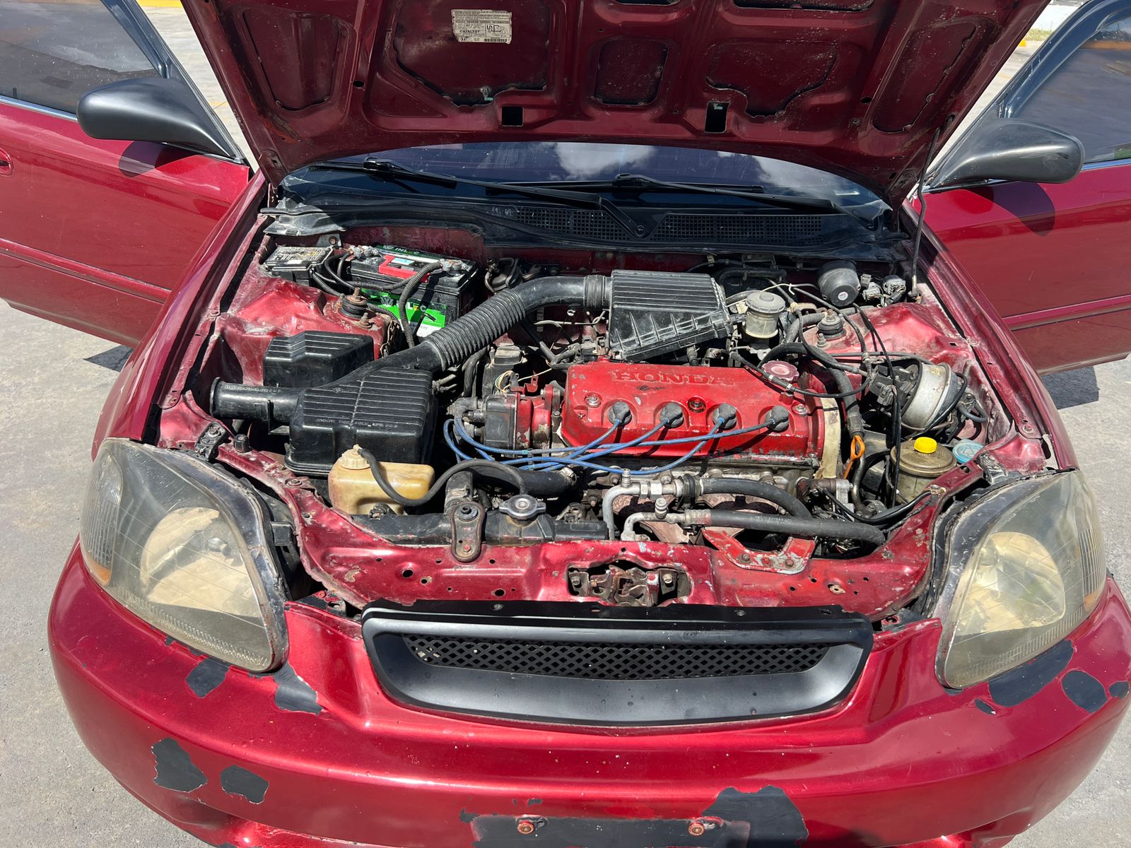 HONDA CIVIC AÑO 98 GASOLINA MOTOR TRANSMISIÓN Y RODAMIENTO EXCELENTE E Foto 7265800-11.jpg
