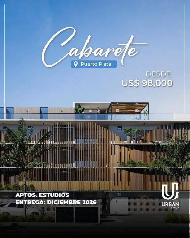 Apartamentos Estudio desde US86.000 en Cabarete Puerto Plata Foto 7265828-2.jpg