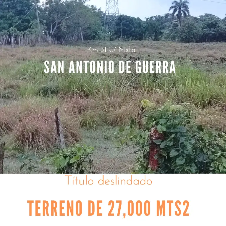 Terreno de 27000 Mts2 abordé de carretera asfaltada en San Antonio de  Foto 7266119-1.jpg
