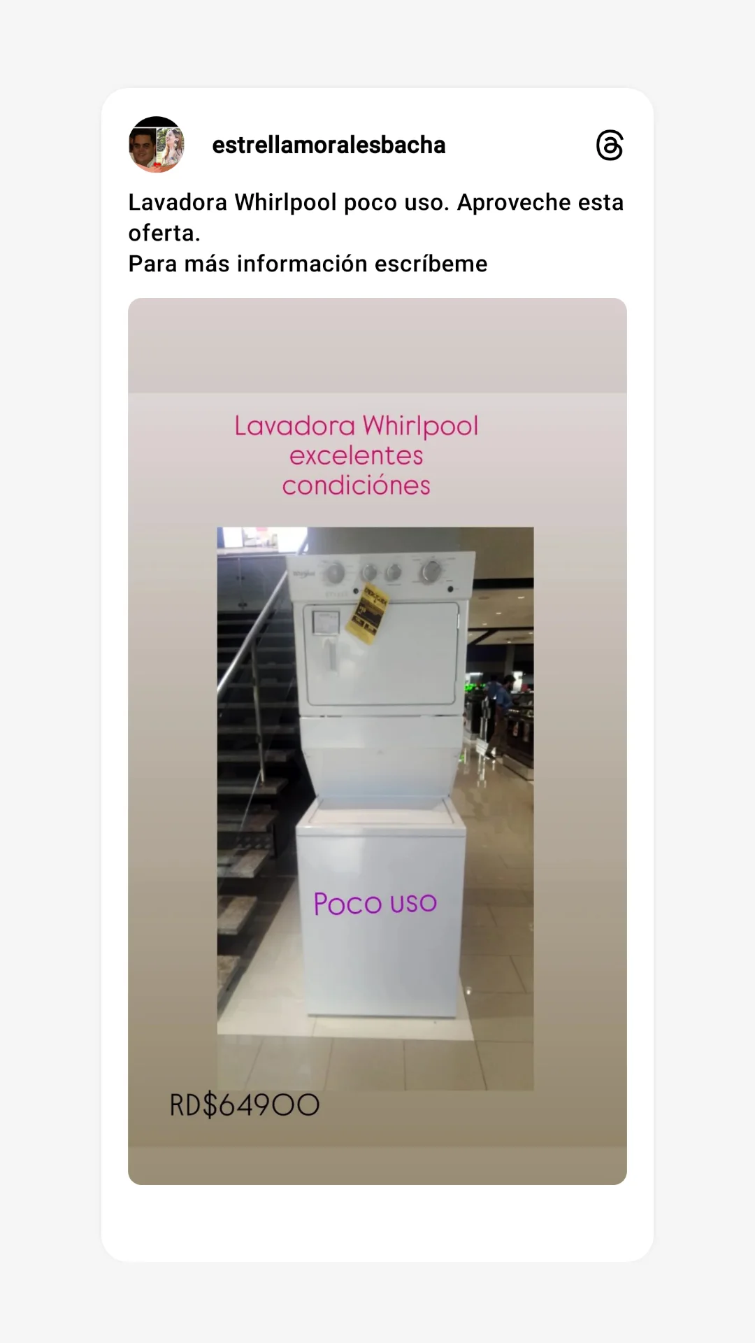 Lavadora Secadora Whirlpool Secadora de gas Foto 7266392-1.jpg