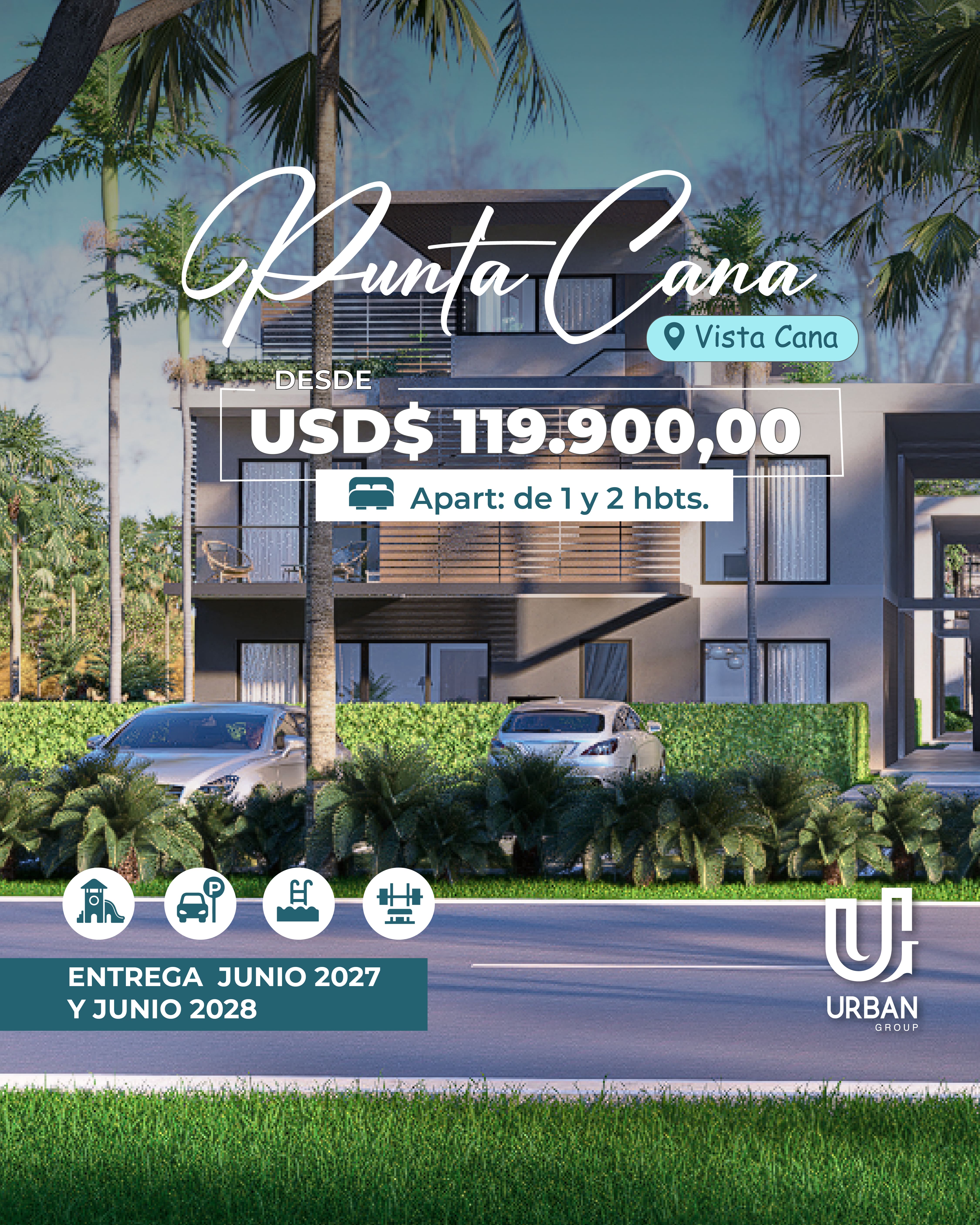 Apartamentos de 1  2 Habitaciones En Vistacana Punta Cana Foto 7266620-4.jpg