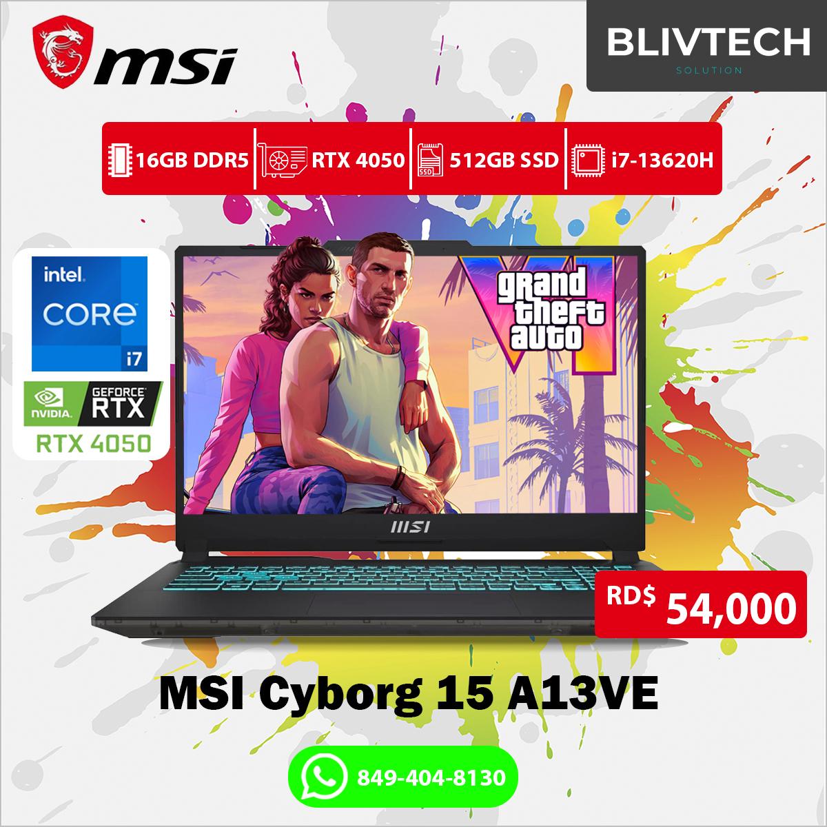 ???? MSI Cyborg 15 Potencia y velocidad para dominar el juego! ??????? Foto 7266671-1.jpg
