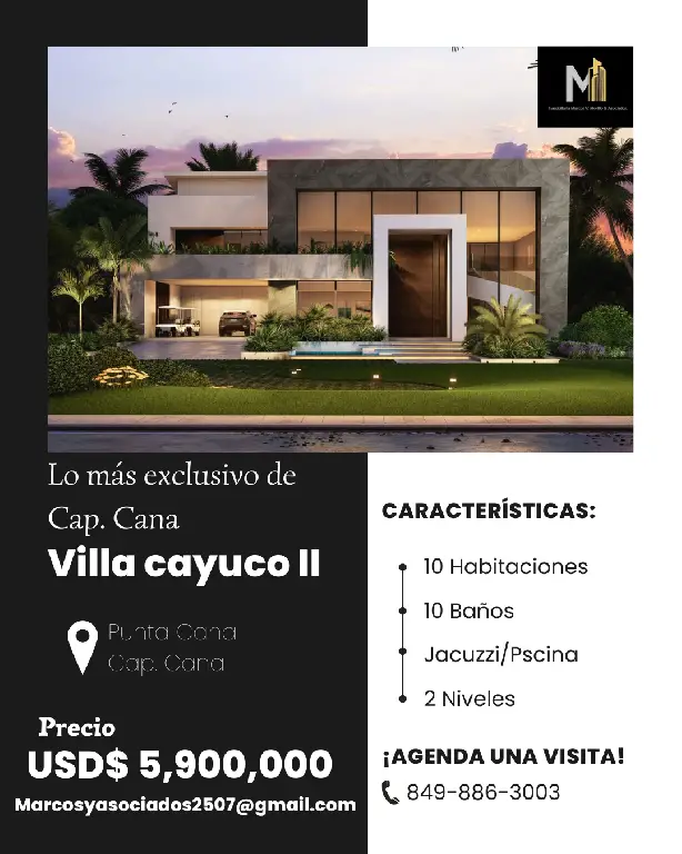 Vendo Villa Cayuco II la más exclusiva de Cap. Cana Foto 7266767-1.jpg