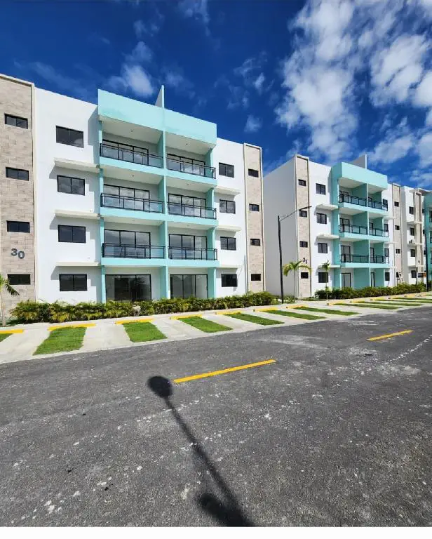 Apartamento de 2 habitaciones en alquiler en Bávaro cerca de Downtown  Foto 7266993-1.jpg