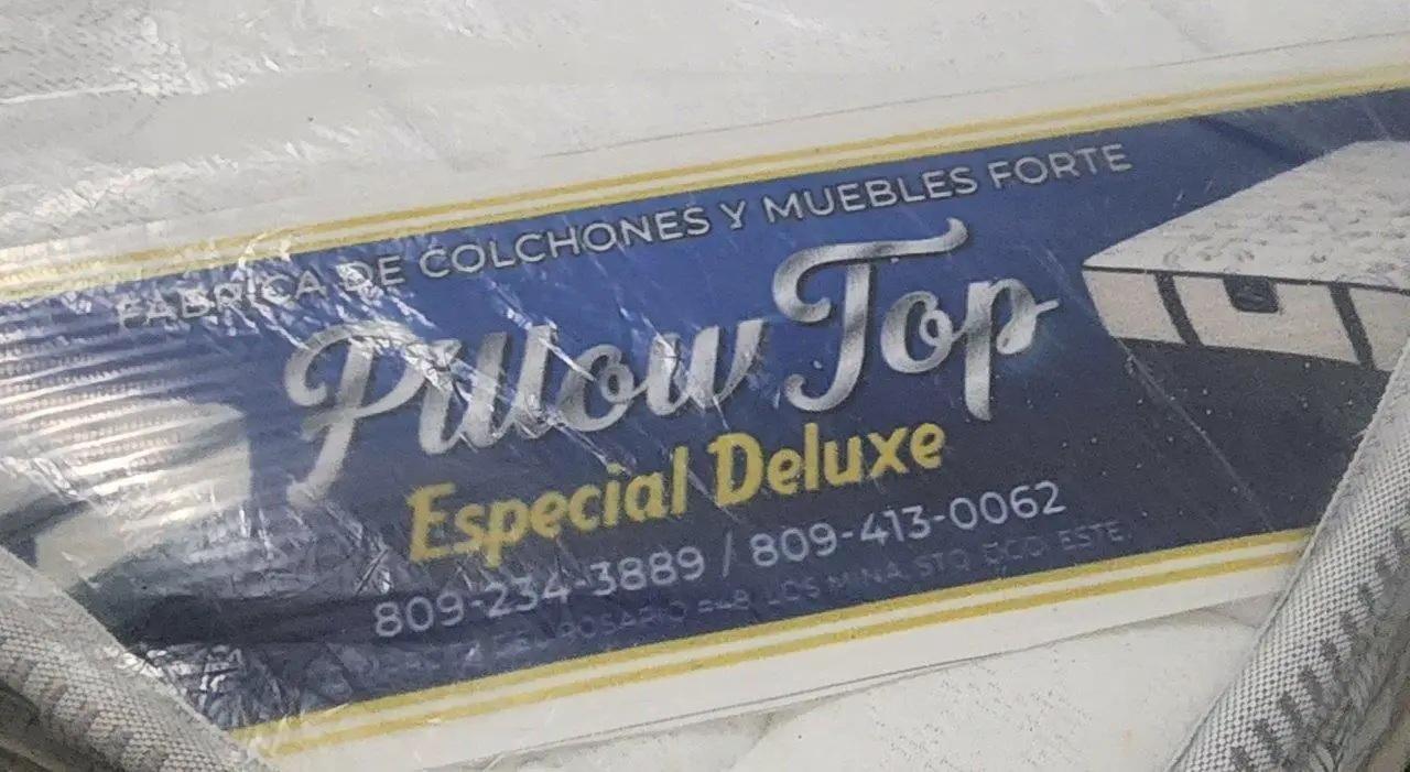 CAMA QUEEN SIZE PILLOW TOP EN SU FUNDA ORIGINAL ORIGINAL CON BASE Foto 7267326-7.jpg