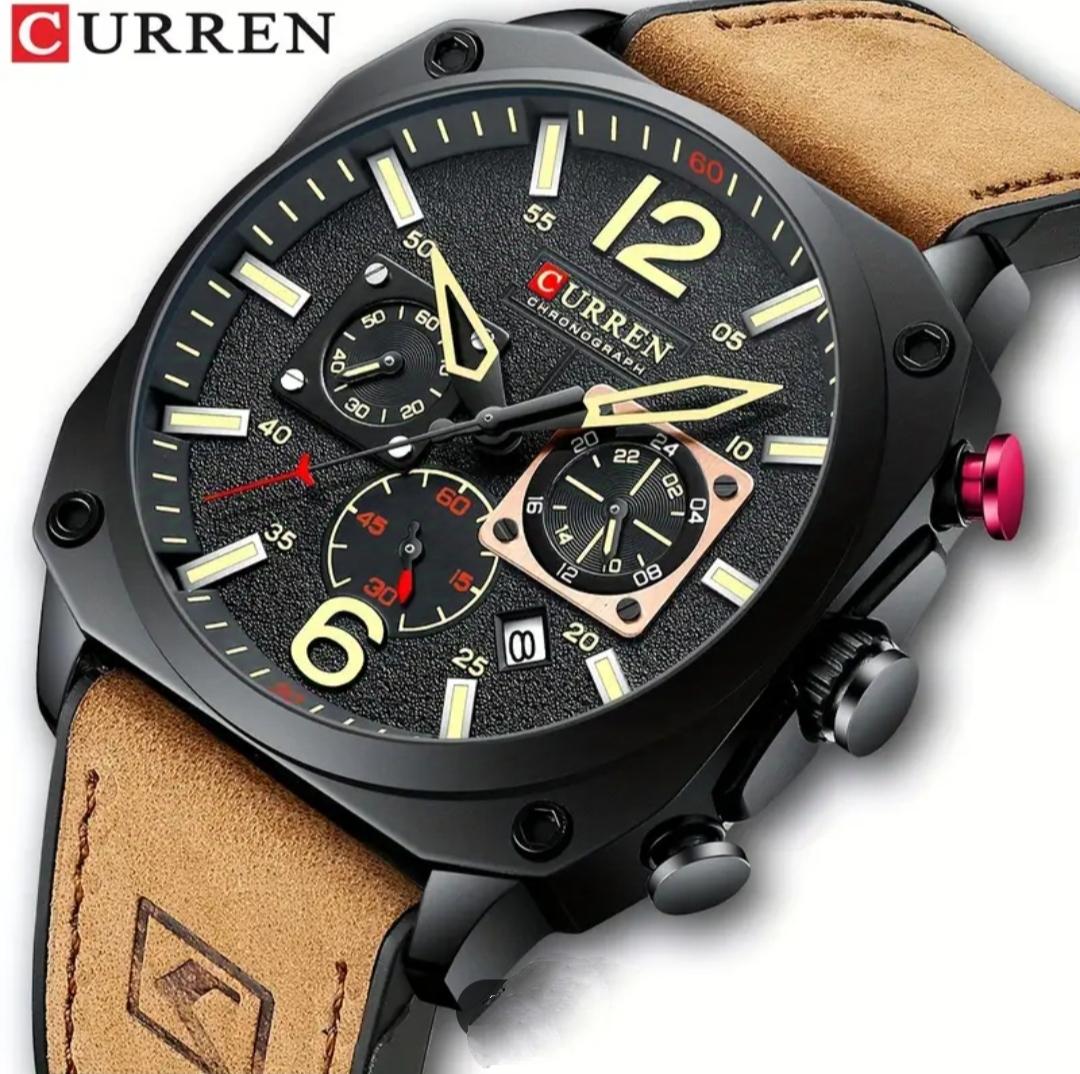 Relojes con cronografo de caballeros moderno Casual deporte  CURREN  Foto 7267921-1.jpg