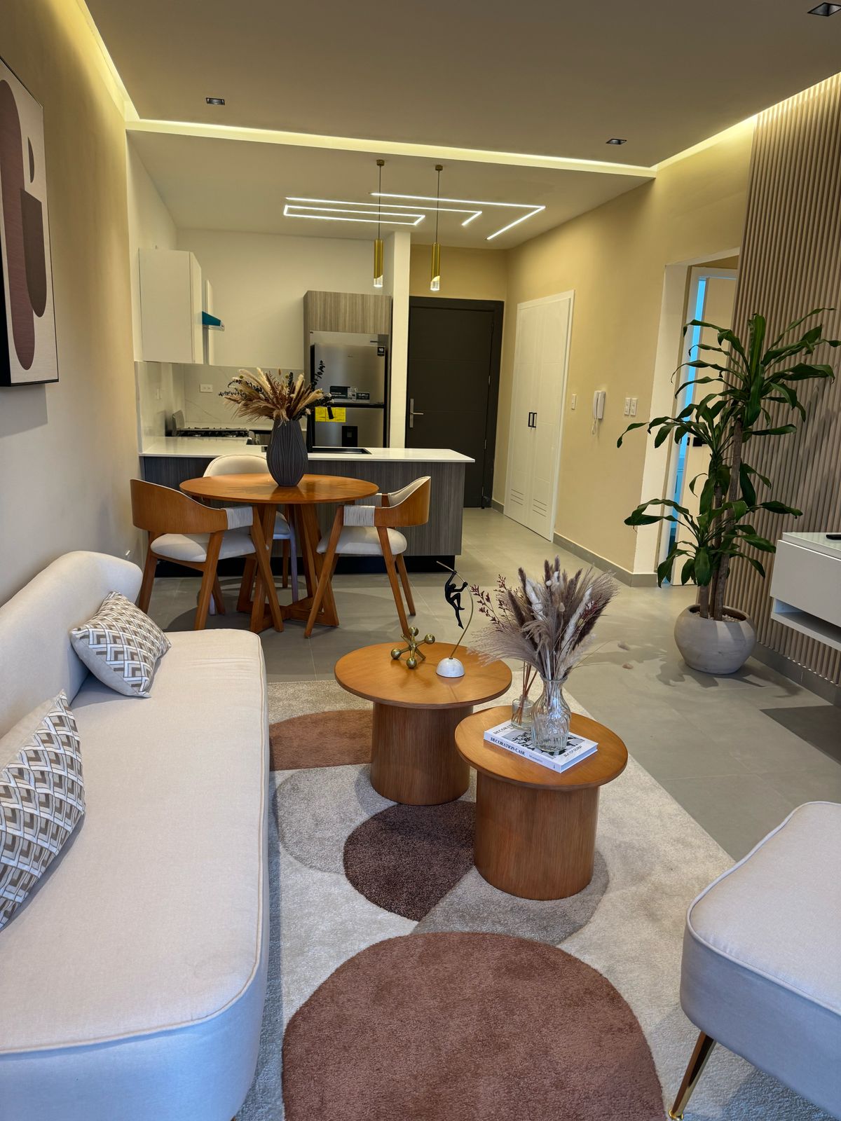 Moderno Apartamento amueblado en alquiler de 1 habitación en el Naco Foto 7268087-4.jpg