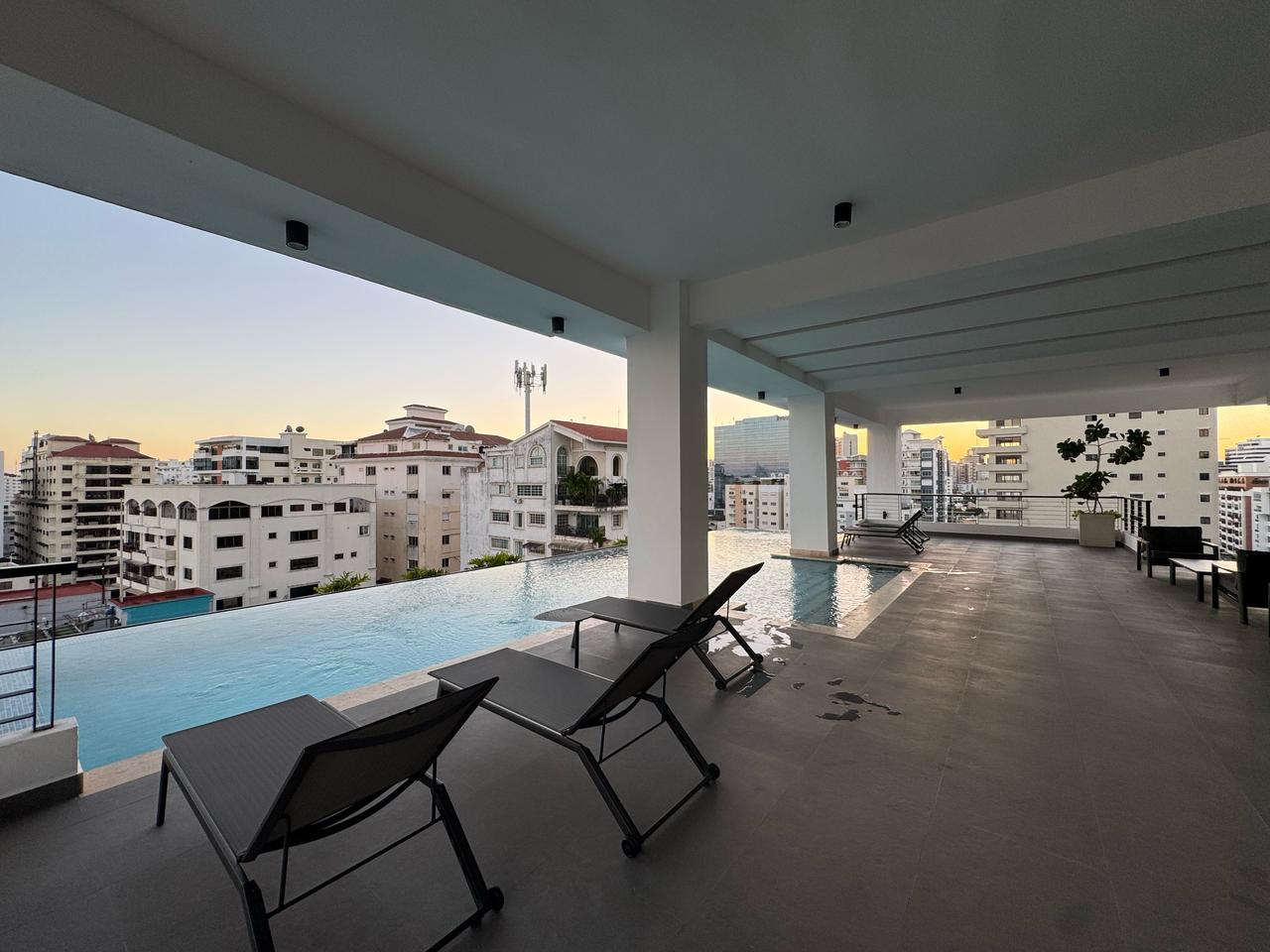 Moderno Apartamento amueblado en alquiler de 1 habitación en el Naco Foto 7268087-7.jpg