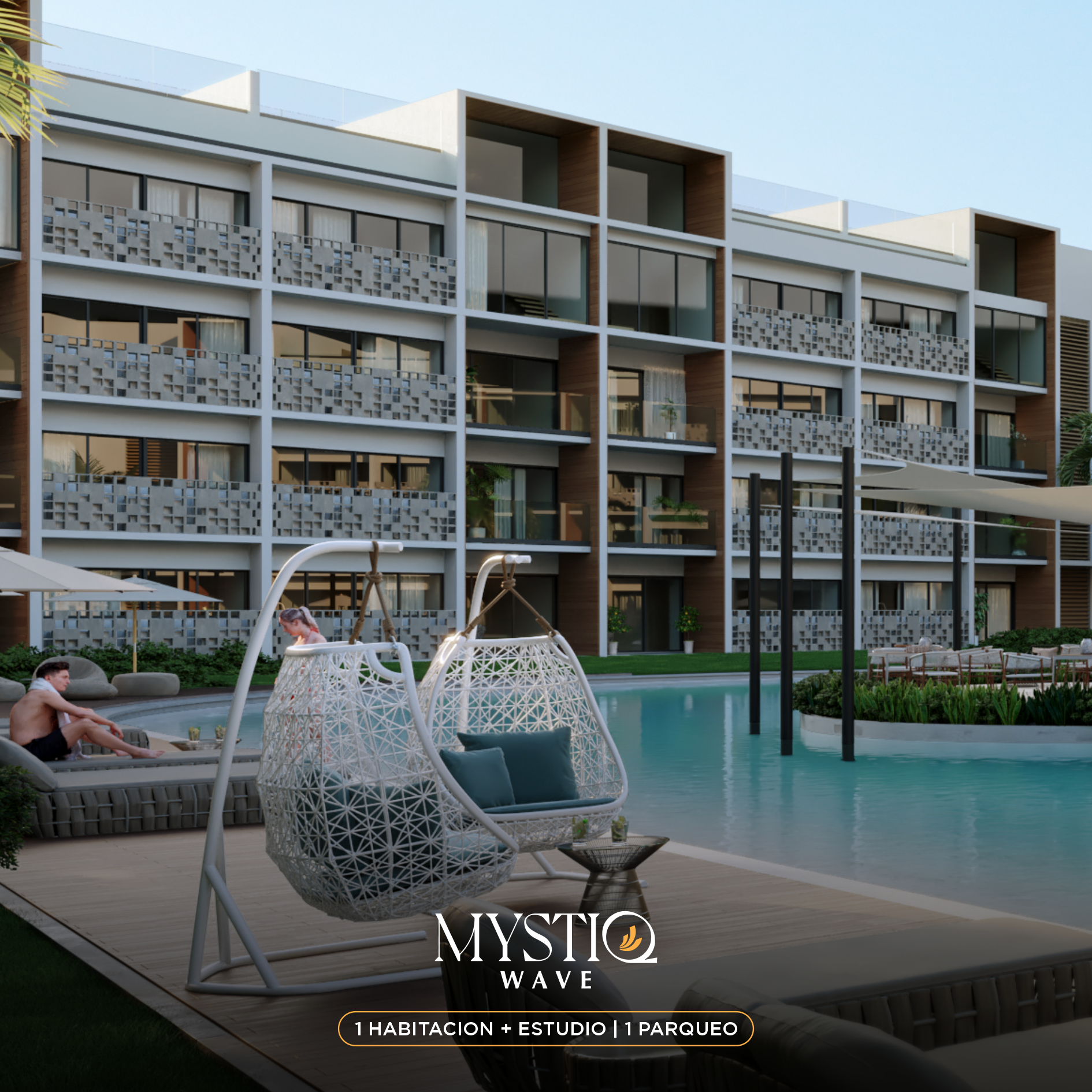 Apartamento de 2 habitaciones venta en Punta Cana 75 mts Foto 7268569-12.jpg
