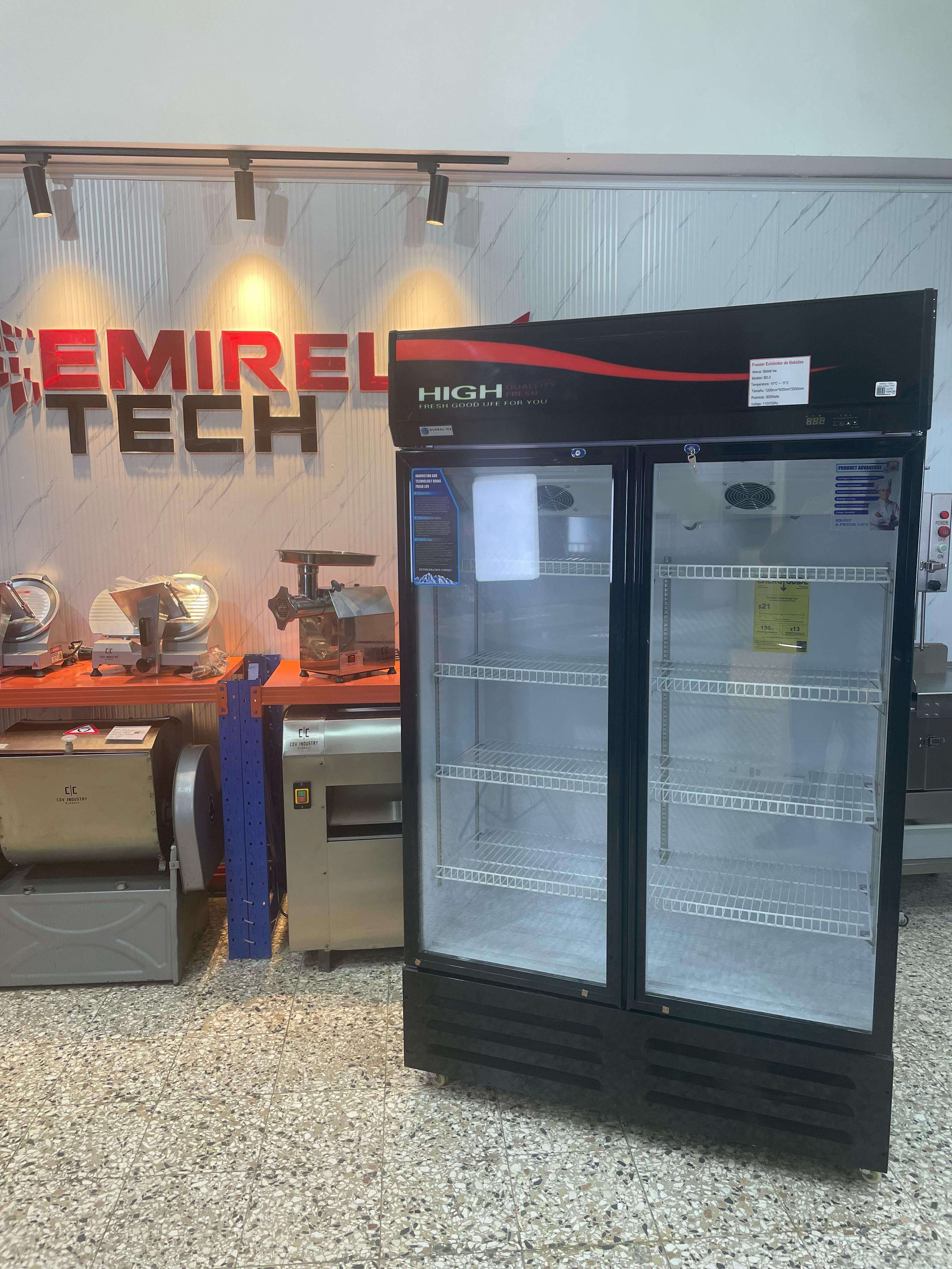 Freezer frizer refrigerador exhibidor de 2 puertas Foto 7268918-10.jpg