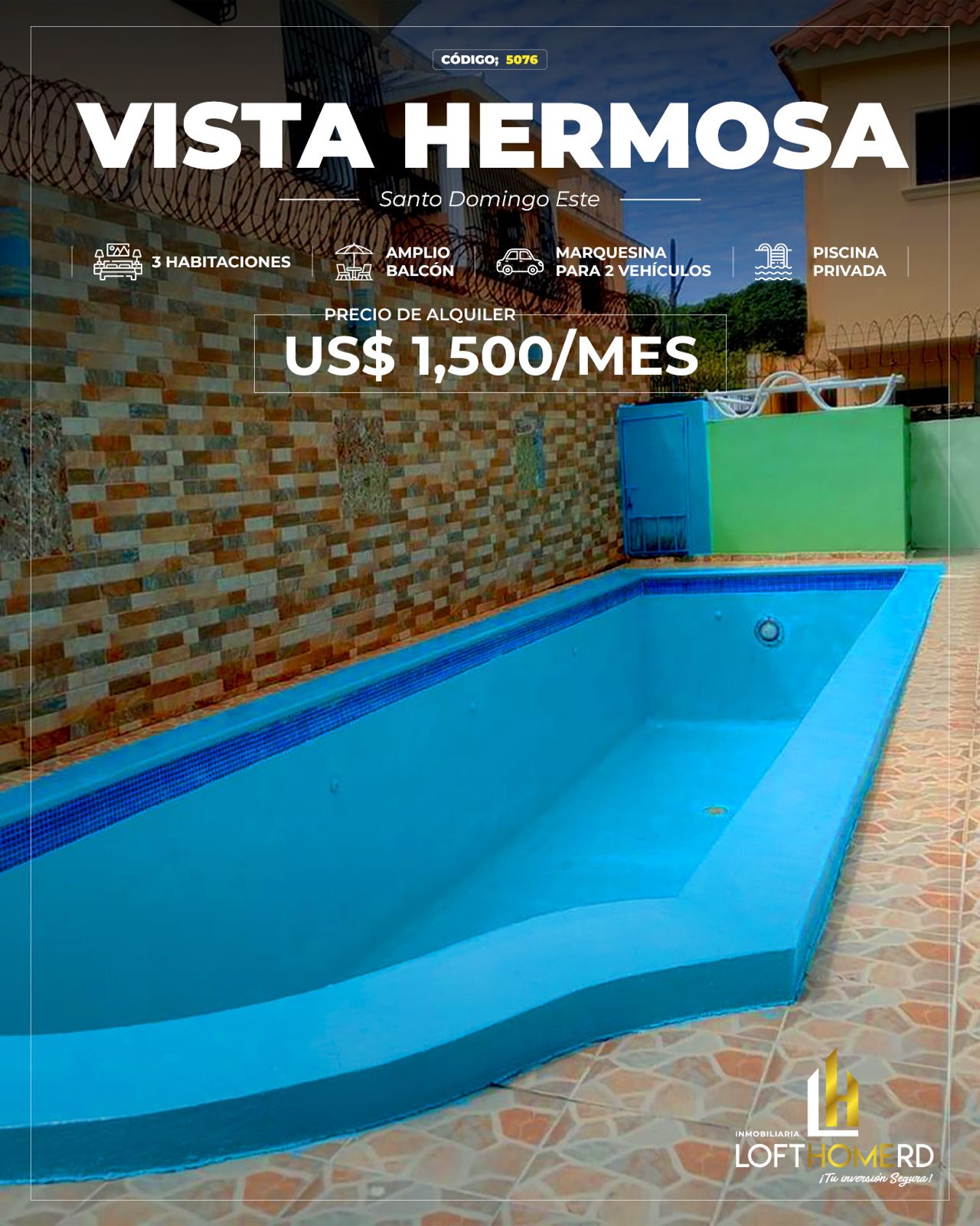 Casa dos niveles con piscina y buena ubicación en renta. Foto 7269052-2.jpg