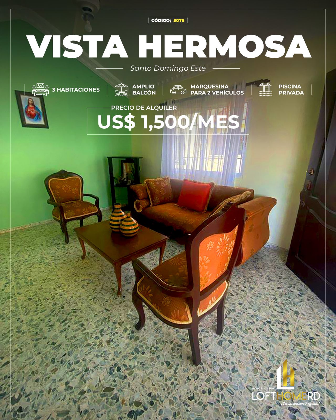 Casa dos niveles con piscina y buena ubicación en renta. Foto 7269052-3.jpg