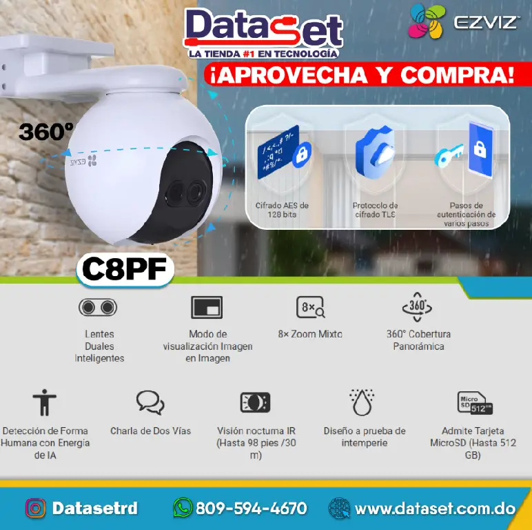 Cámara EZVIZ C8PF! Foto 7269054-1.jpg