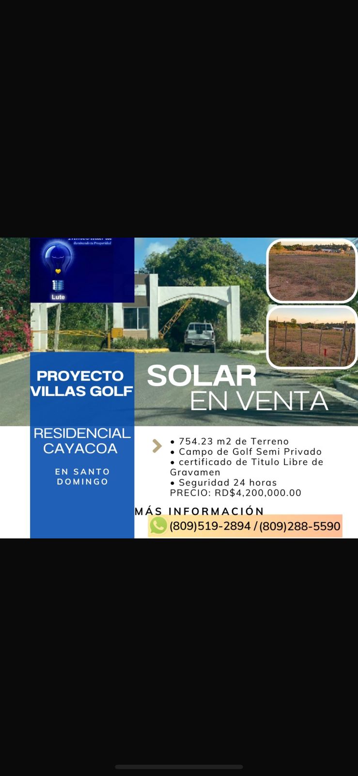 VENDO SOLAR EN EXCLUSIVO PROYECTO CAYACOA Foto 7269128-1.jpg