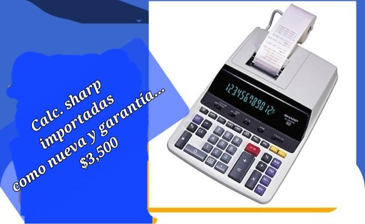 Calc. Sharp oferta importadas como nueva Foto 7269212-1.jpg