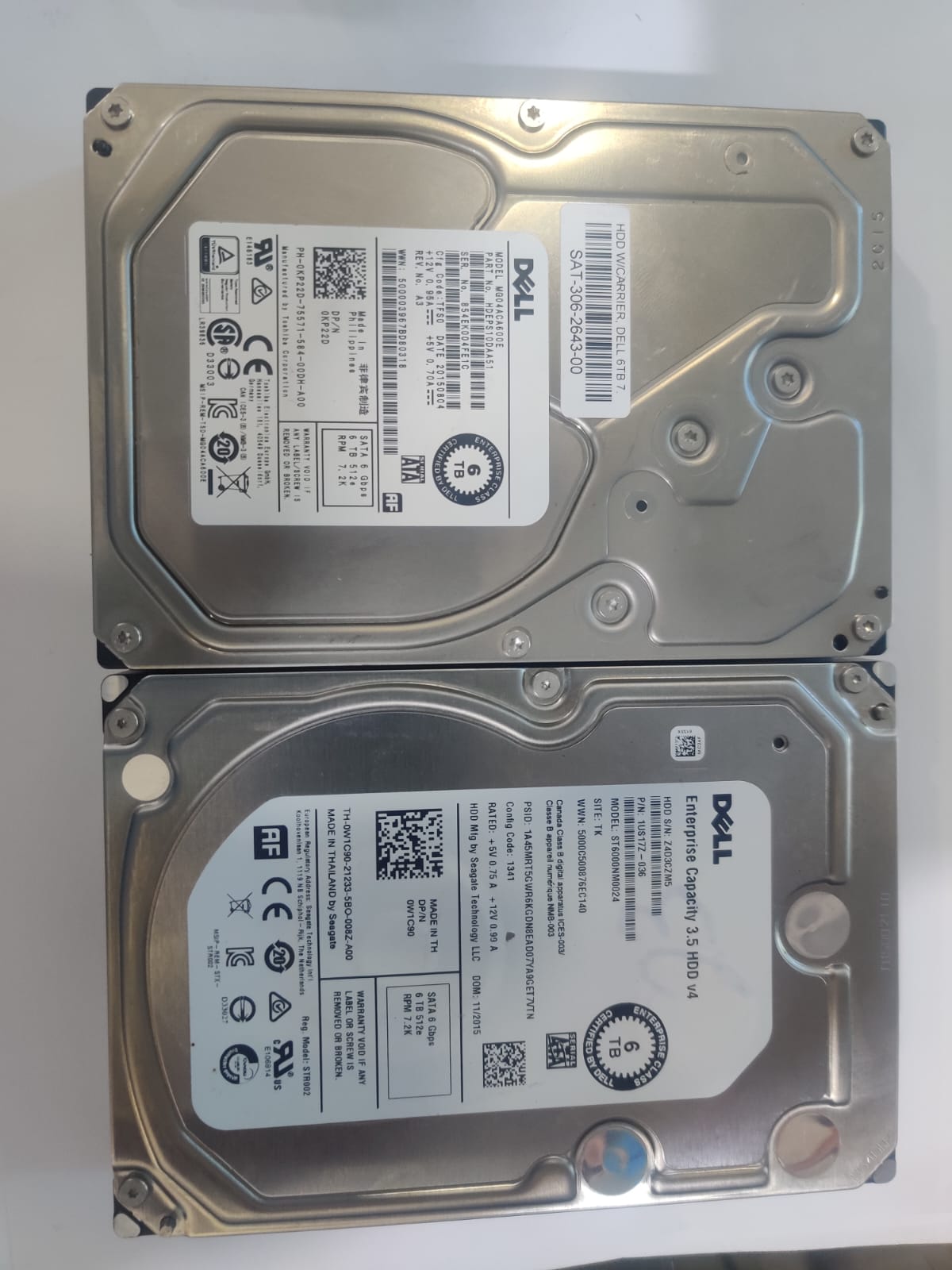 DISCO DURO 6TB 7200RPM MARCA DELL PARA DVR Y COMPUTADORAS Foto 7269333-1.jpg