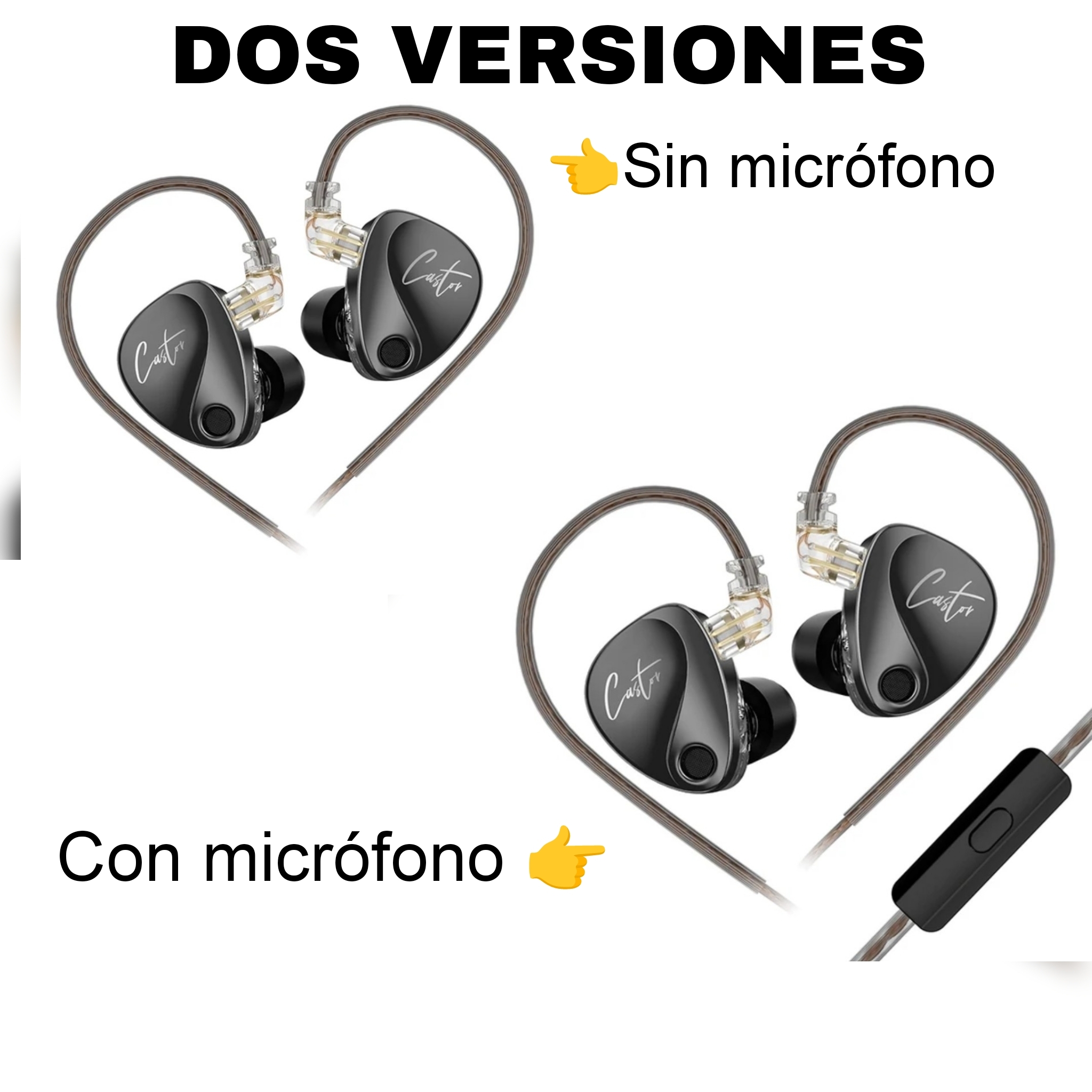 KZ Castor / versión especial para bajos para músicos gamers y audiofil Foto 7269422-4.jpg