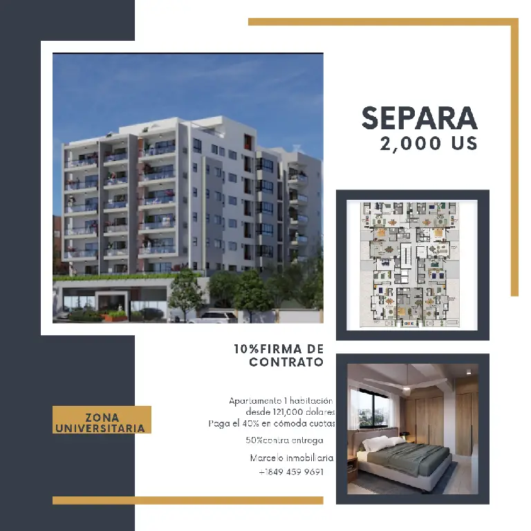 Vive o Invierte en la Mejor Ubicación! Apartamento en la Zona Universi Foto 7269515-4.jpg