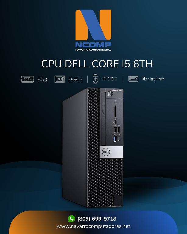 CPU DELL 7040 CORE i5 DE 6TA GEN MEMORIA 8GB DDR4 SSD 256GB  Foto 7270106-1.jpg