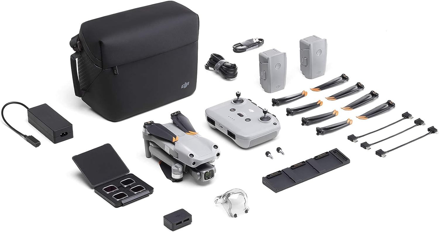 DJI Air 2S 3 controles 6 baterías mochila memorias usado con accesorio Foto 7270187-9.jpg