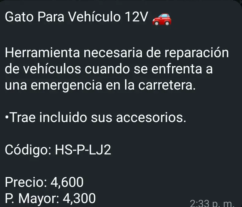 Gato para Vehículo 12V // Envios en Santo Domingo  Foto 7270207-8.jpg
