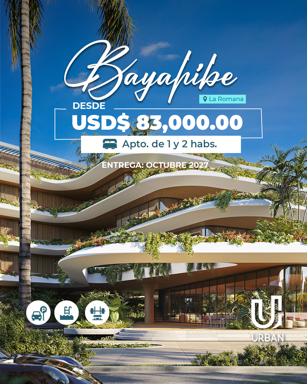 Apartamentos de 1  2 Habitaciones en Bayahibe Foto 7270465-2.jpg