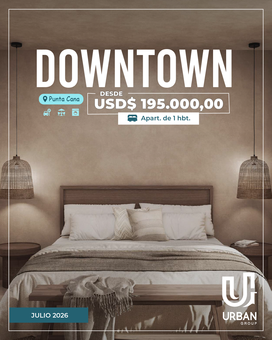 Apartamentos de 1 Habitación en Downtown Punta Cana Foto 7270470-4.jpg