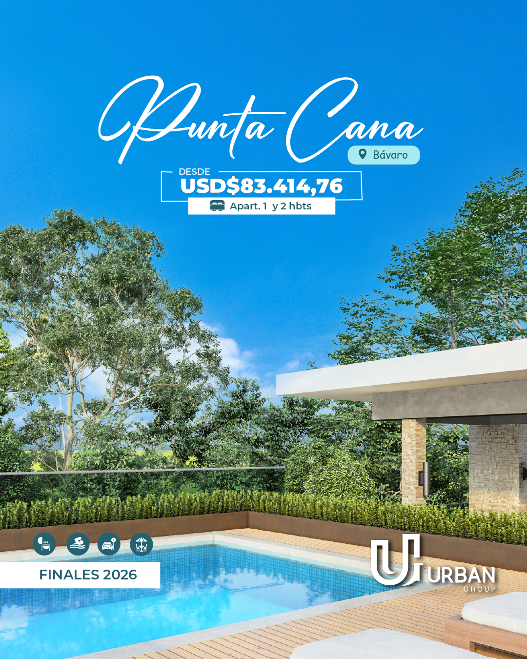 Apartamentos de 1  2 Habitaciones en Punta Cana Foto 7270473-2.jpg