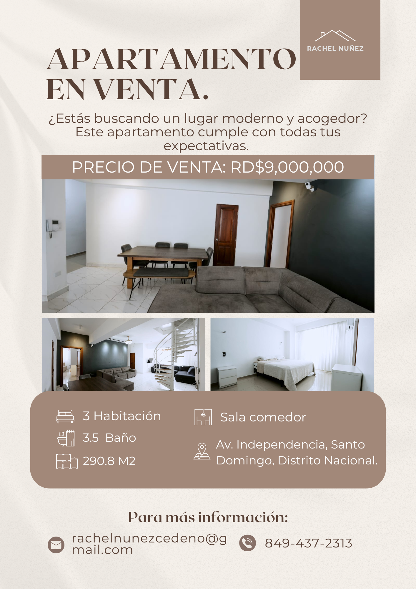 Apartamento de 3 Habitaciones en Venta en la Av. Independencia.  Foto 7270553-1.jpg