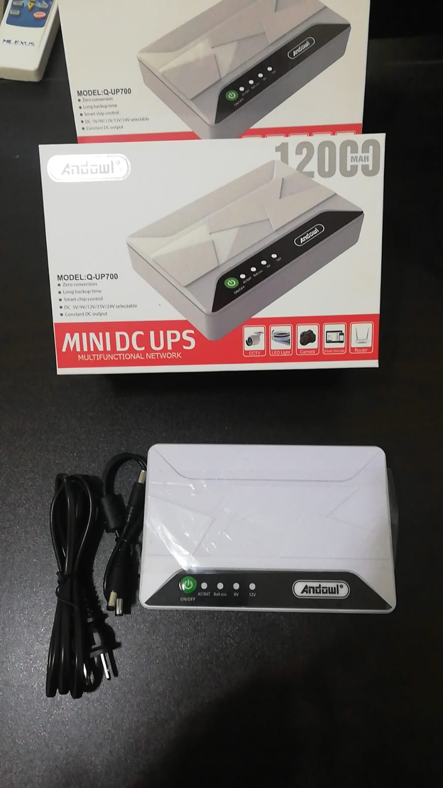 Mini UPS DC Respaldo fiable para CCTV routers y dispositivos inteligen Foto 7270727-3.jpg