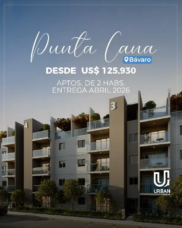 Apartamentos de 2 Habitaciones en Punta Cana Foto 7270953-2.jpg