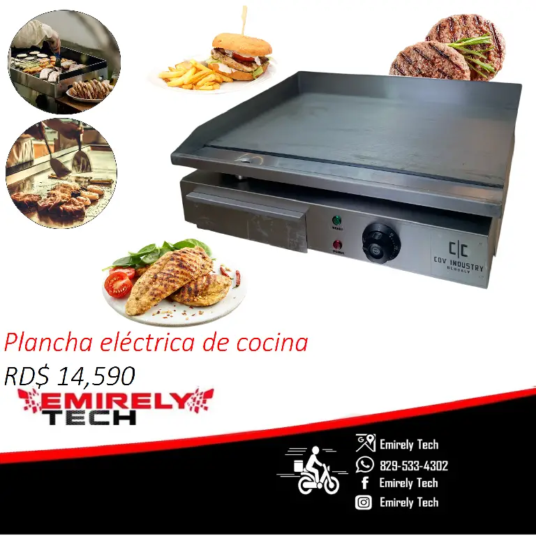 Plancha electrica de cocina comercial parrilla electrica Foto 7271128-1.jpg