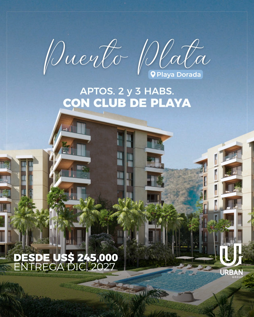 Apartamentos de 2 y 3 Habitaciones Con Club de Playa en Puerto Plata Foto 7271432-2.jpg
