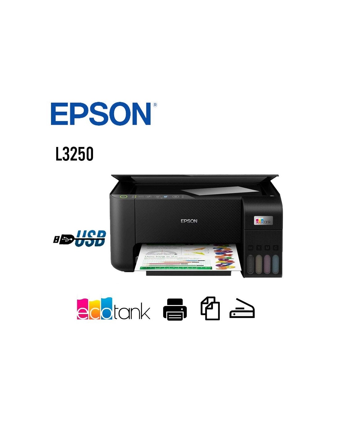 Impresora Epson EcoTank L3250 Wifi Multifuncional Foto 7271706-4.jpg