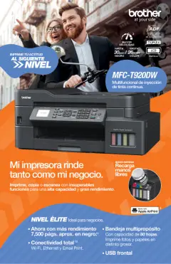 Impresora Brother 720 Wifi Doble Cara Multifuncional Bandeja ADF Foto 7271712-4.jpg