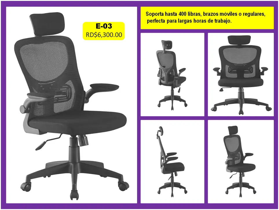 VENTA DE SILLONES Y SILLAS PARA OFICINAS AL POR MAYOR Y DETALLES CON L Foto 7272162-4.jpg