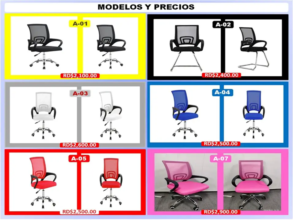 VENTA DE SILLONES Y SILLAS PARA OFICINAS AL POR MAYOR Y DETALLES CON L Foto 7272162-7.jpg