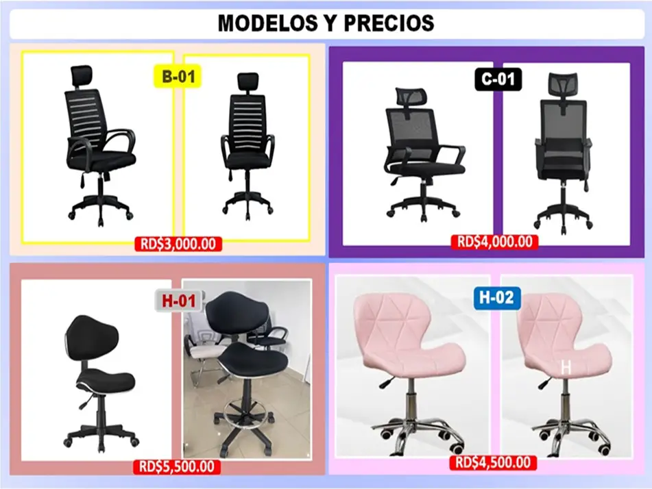 VENTA DE SILLONES Y SILLAS PARA OFICINAS AL POR MAYOR Y DETALLES CON L Foto 7272162-8.jpg