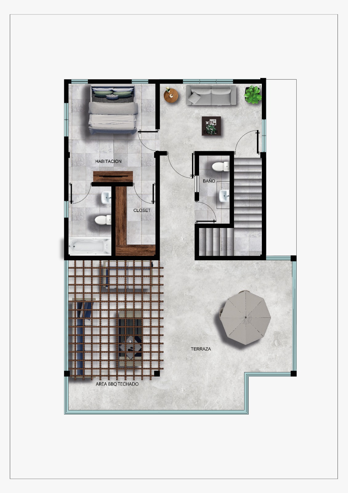 Casa moderna de dos niveles en residencial cerrado Foto 7272204-6.jpg