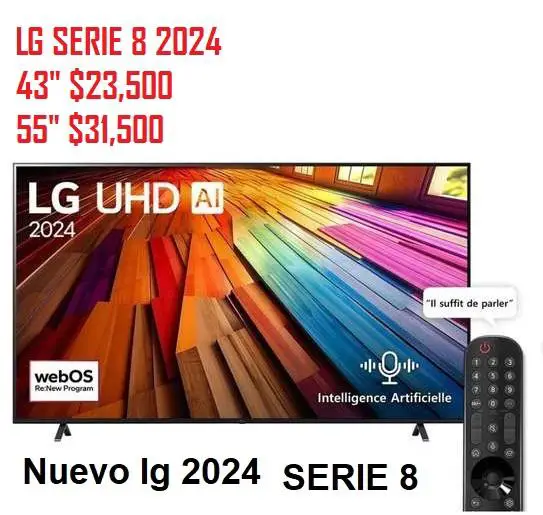 TV LG 2024 UT8000 SERIE 8 CONTROL MÁGICO NUEVA Foto 7272405-1.jpg