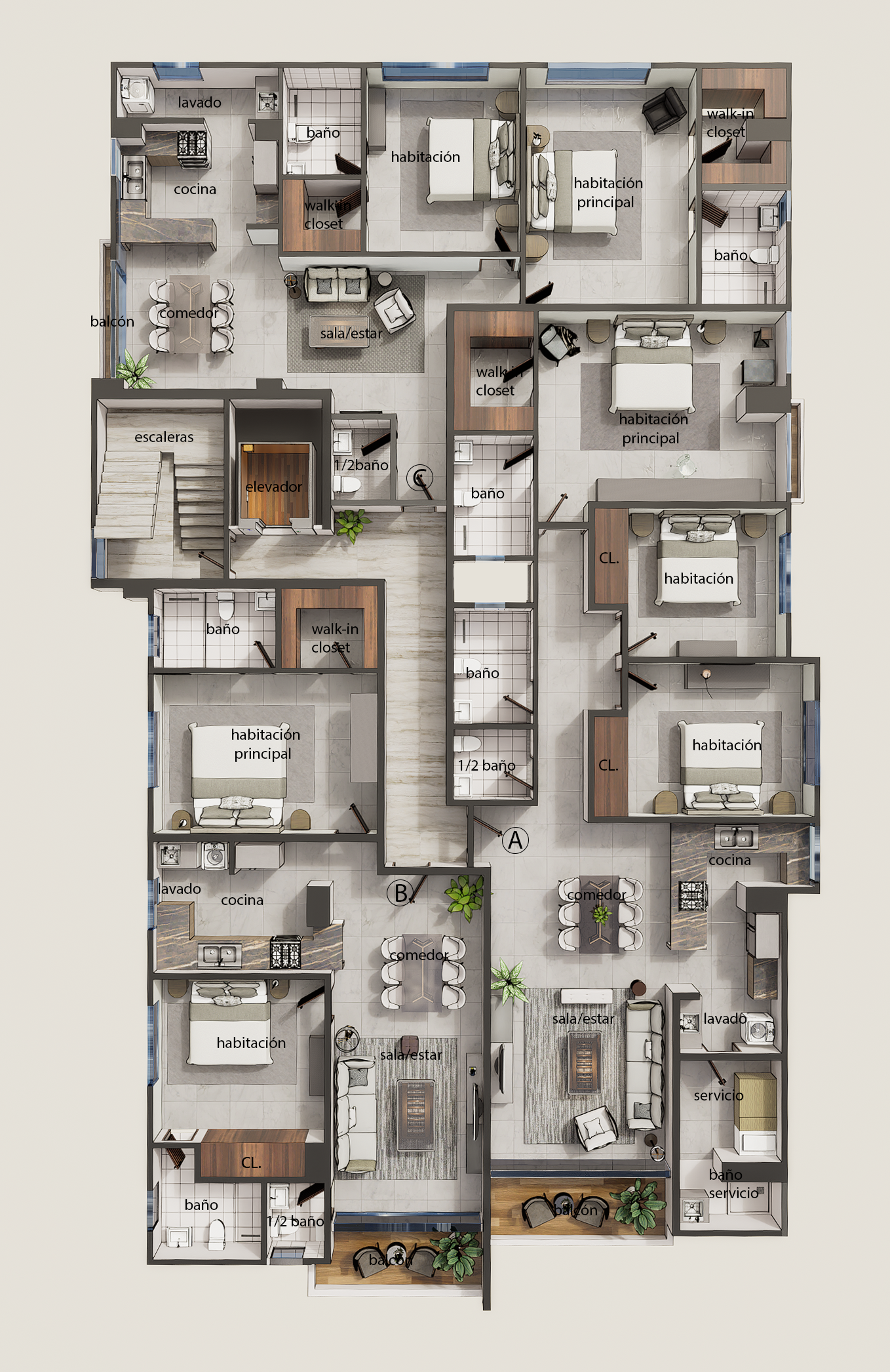 APARTAMENTOS EN BELLA VISTA Foto 7272428-11.jpg