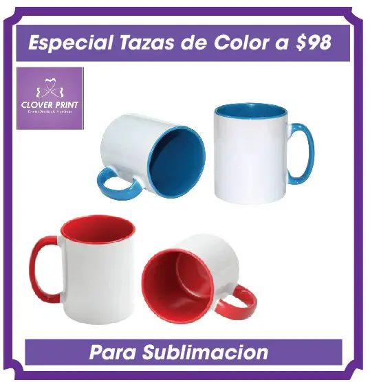 TAZAS BLANCAS Y DE COLORES PARA PERSONALIZAR /PRECIO POR MAYOR  Foto 7272474-2.jpg