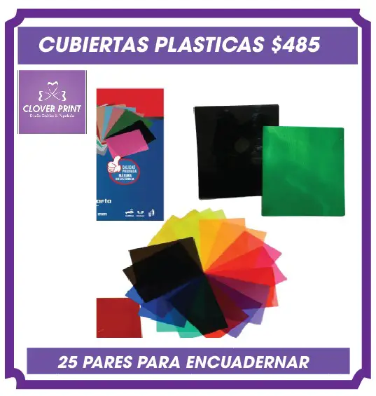 CUBIERTAS PARA ENCUADERNAR 25 PARES PAPELERIA EN GEERAL Foto 7272483-1.jpg