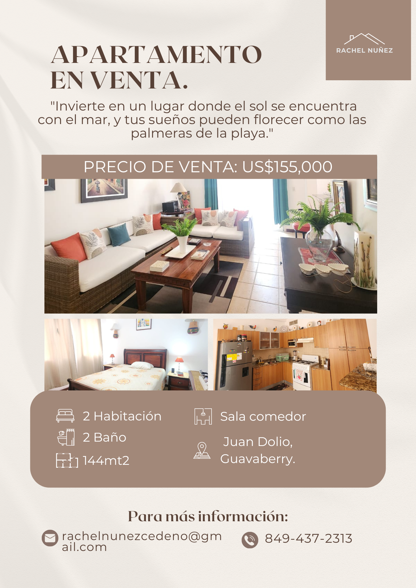 Apartamento de 2 Habitaciones en Venta en Juan Dolio.  Foto 7272531-2.jpg