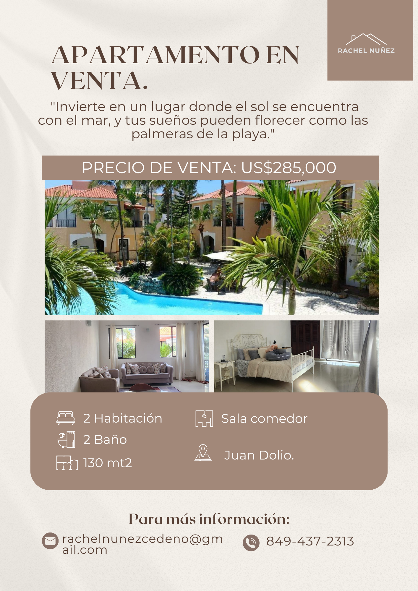 Apartamento de 2 Habitaciones en Venta en Juan Dolio.  Foto 7272542-2.jpg