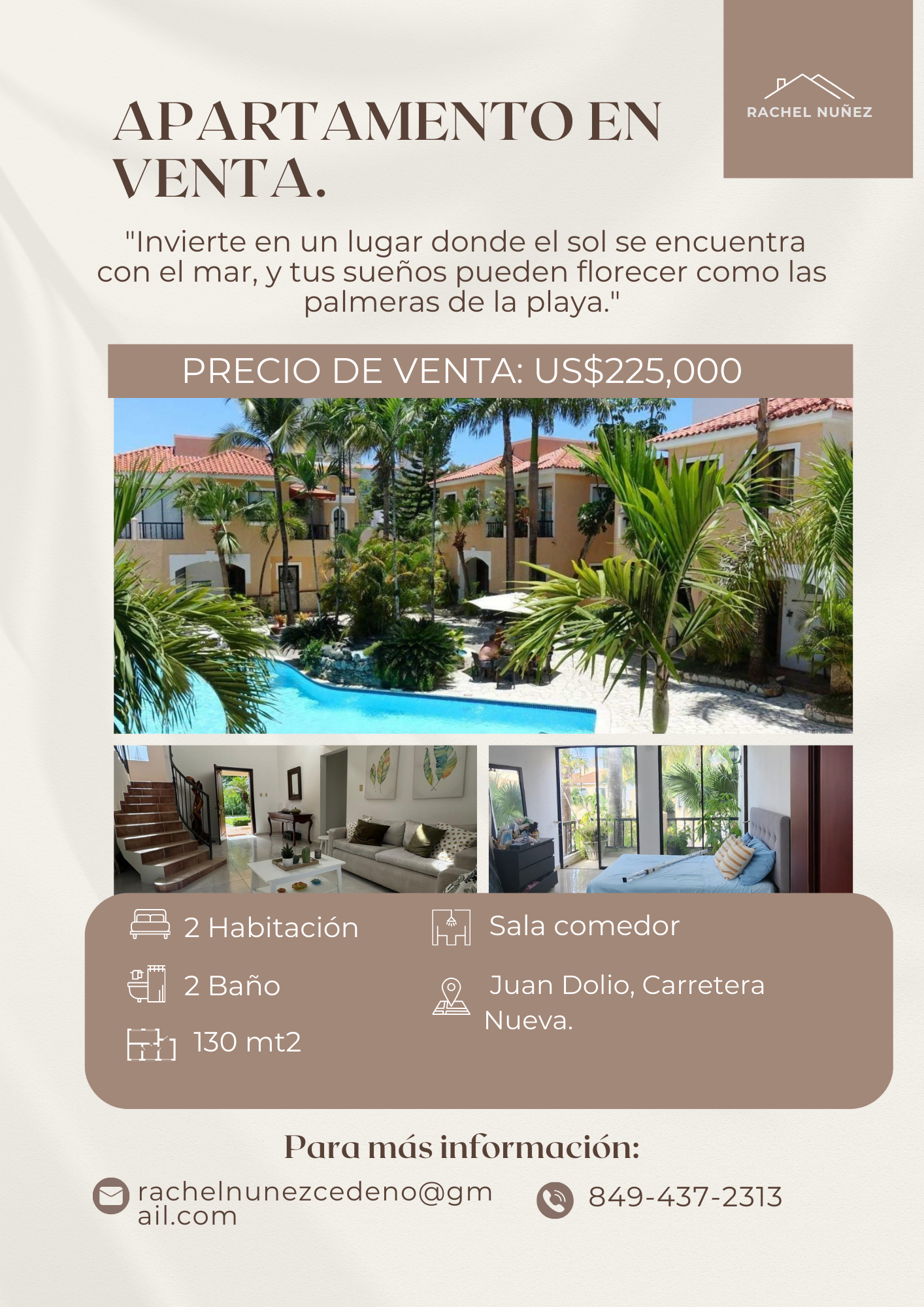 Apartamento de 2 Habitaciones en Venta en Juan Dolio.  Foto 7272550-2.jpg
