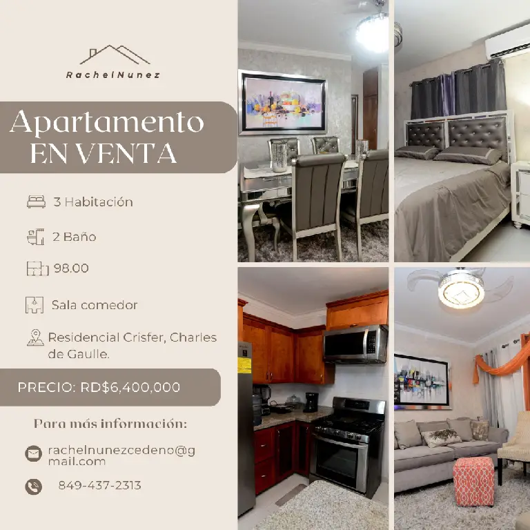 Apartamento en Venta en la Charles de Gaulle. Foto 7272673-1.jpg