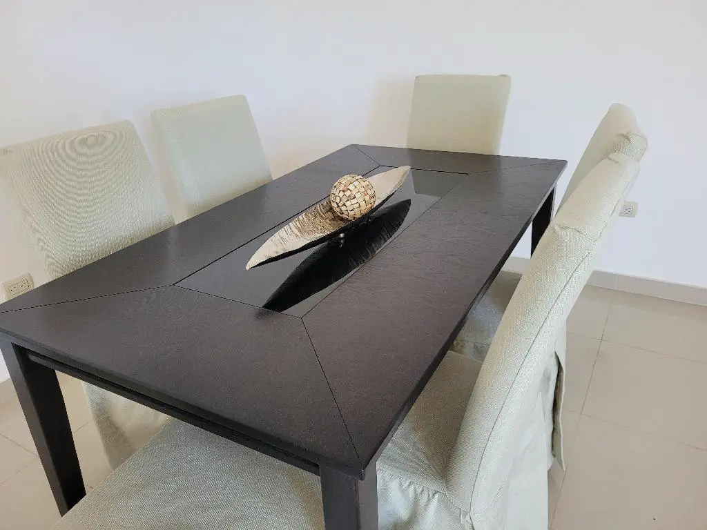 Juego comedor 6 sillas importado color beige Foto 7272972-1.jpg